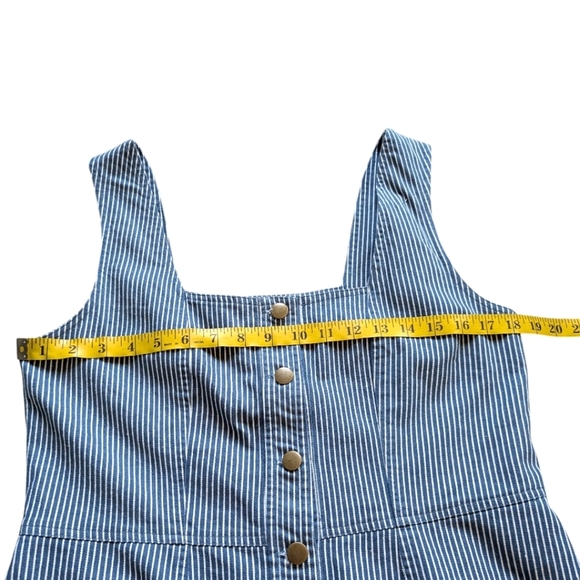 Jackson Rowe Rosario Dress Nautical Sustainable Womens L Preppy Layering Stripe - Picture 10 of 13